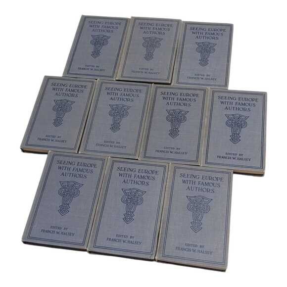 Seeing Europe with Famous Authors, Halsey (1914) 10 Vols. Ireland, Italy, France - Picture 2 of 4